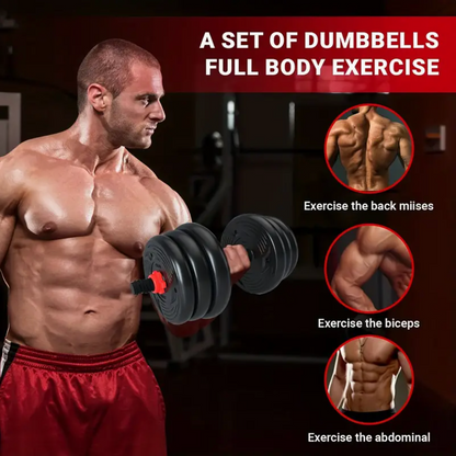 22lb - 90lb Dumbbell weight set