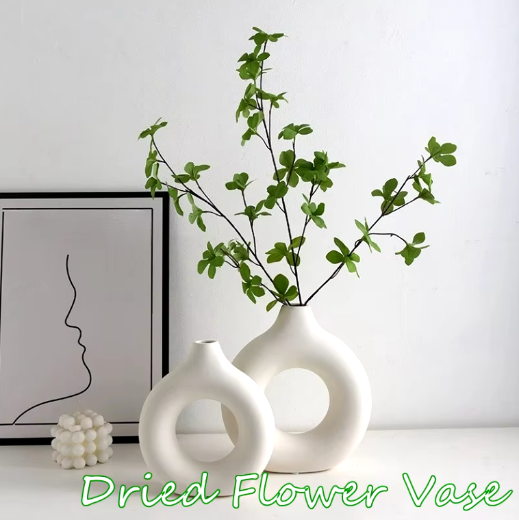 Ceramic Pure White Vase