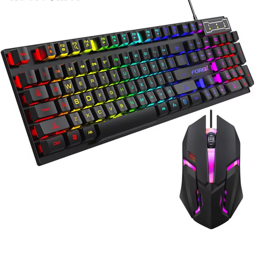 LED Gaming Keyboard & Mouse