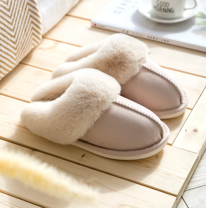 Warm Plush Lined Slippers