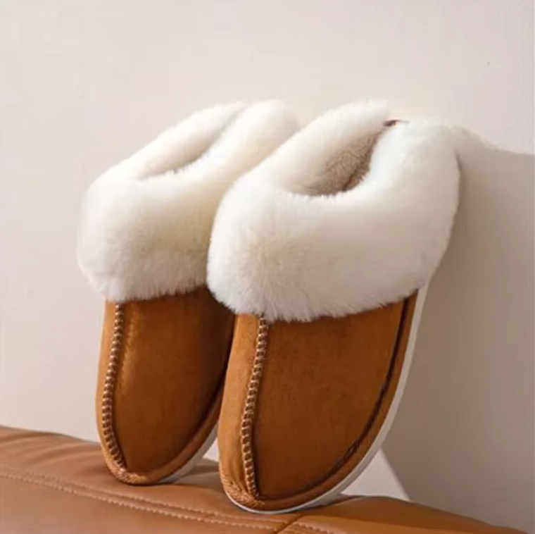 Warm Plush Lined Slippers