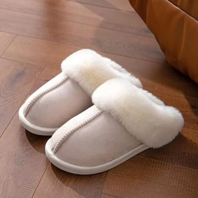 Warm Plush Lined Slippers