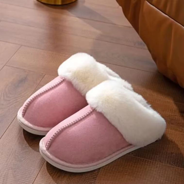 Warm Plush Lined Slippers